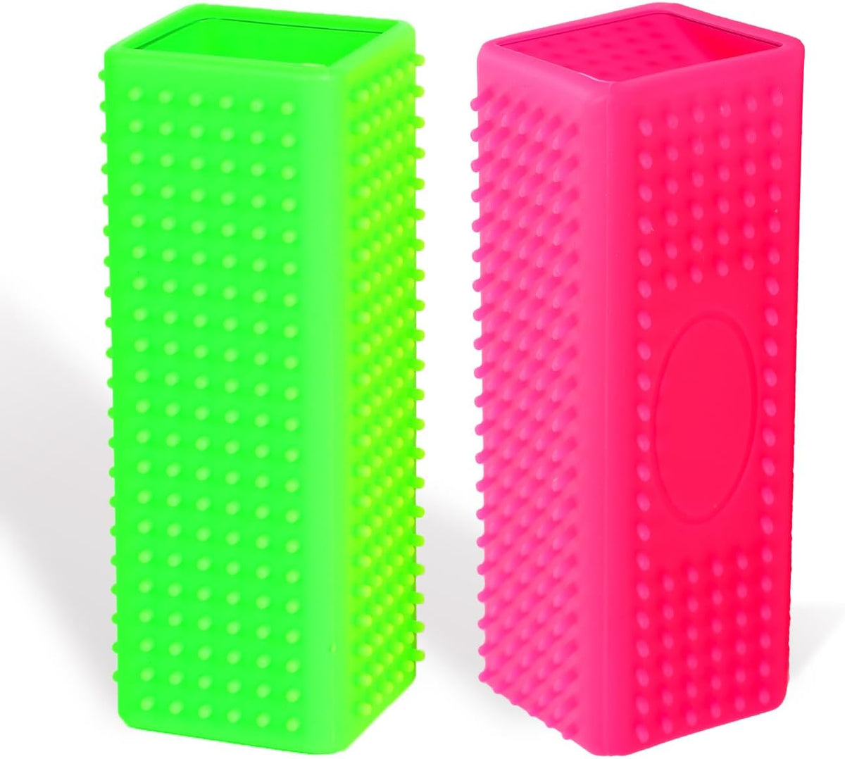 2pcs Pet Dog Cat Hair Remover, Pet Hair Removal Tool - greenpink