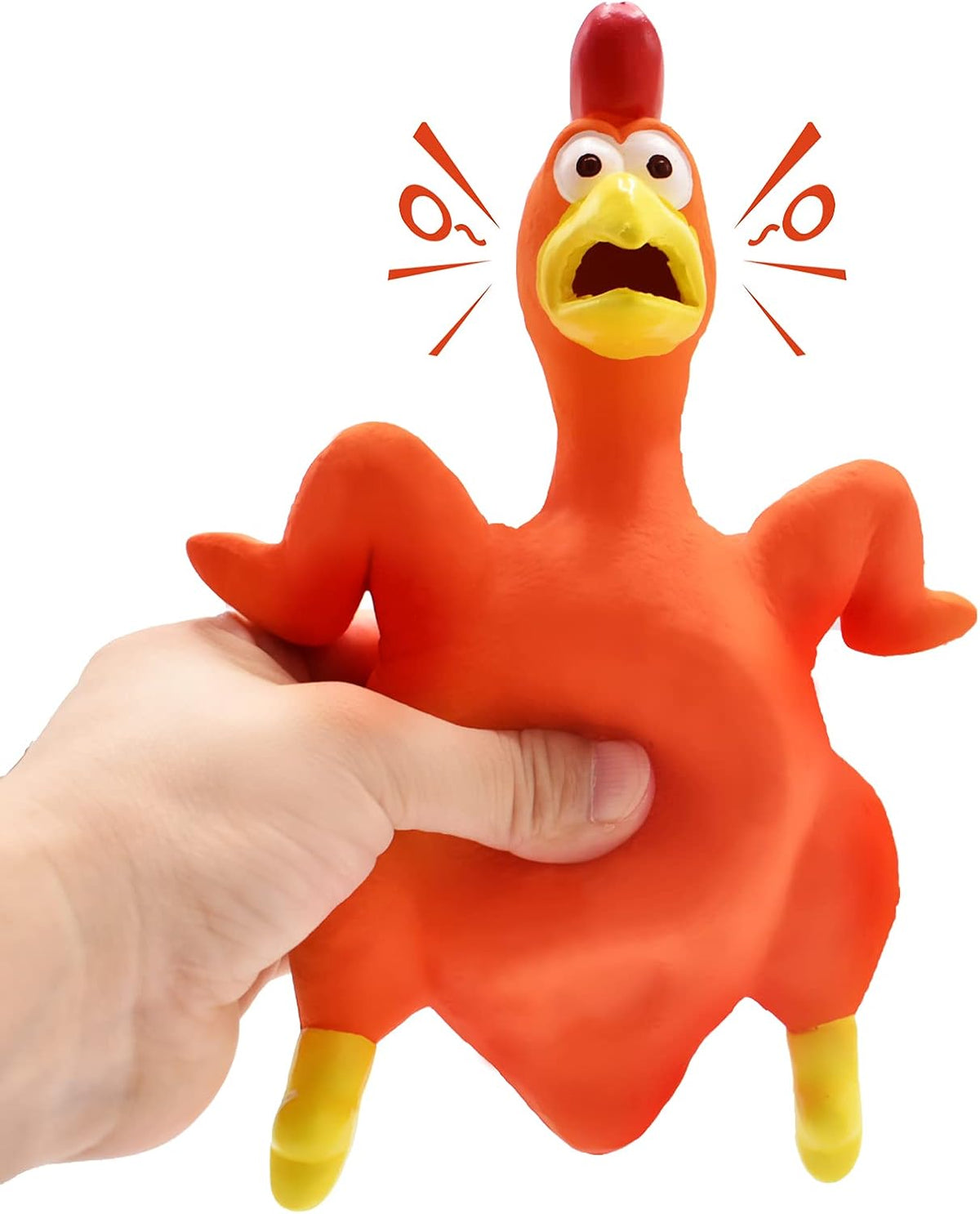 3-Pack Squeaky Pig Dog Toys - Roast Chicken - image 2