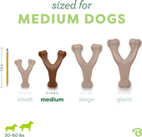 Benebone Wishbone Dog Chew Toy for Aggressive Chewers - REAL Peanut / Medium - image 2
