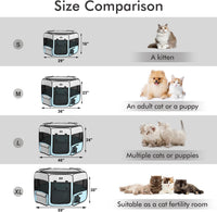 X-ZONE PET Foldable Dog Playpen - Large / Blue - image 4