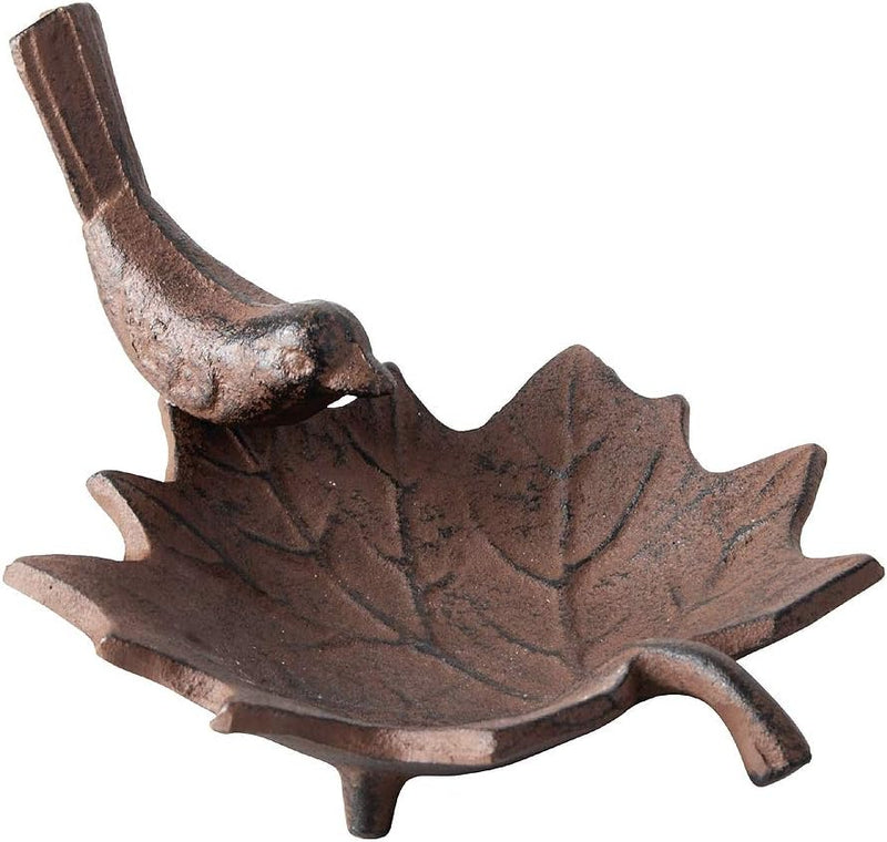 Esschert Design FB152 Cast Iron Birdbath, Small, Brown, 3.5"H
