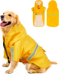 Reflective Strip Dog Raincoat, Ultra - XL