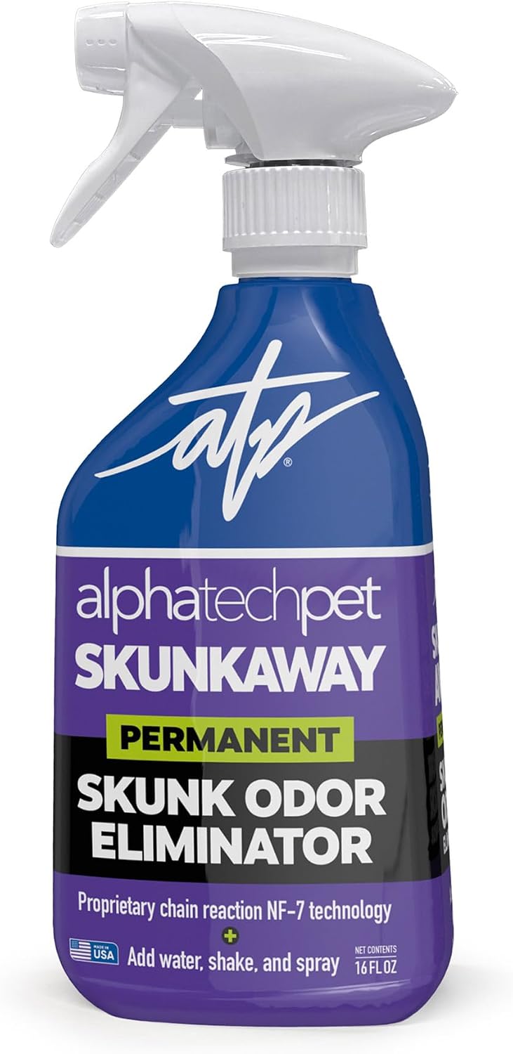 ATP Skunk Away Permanent Skunk Odor Remover for Pets and Fabrics