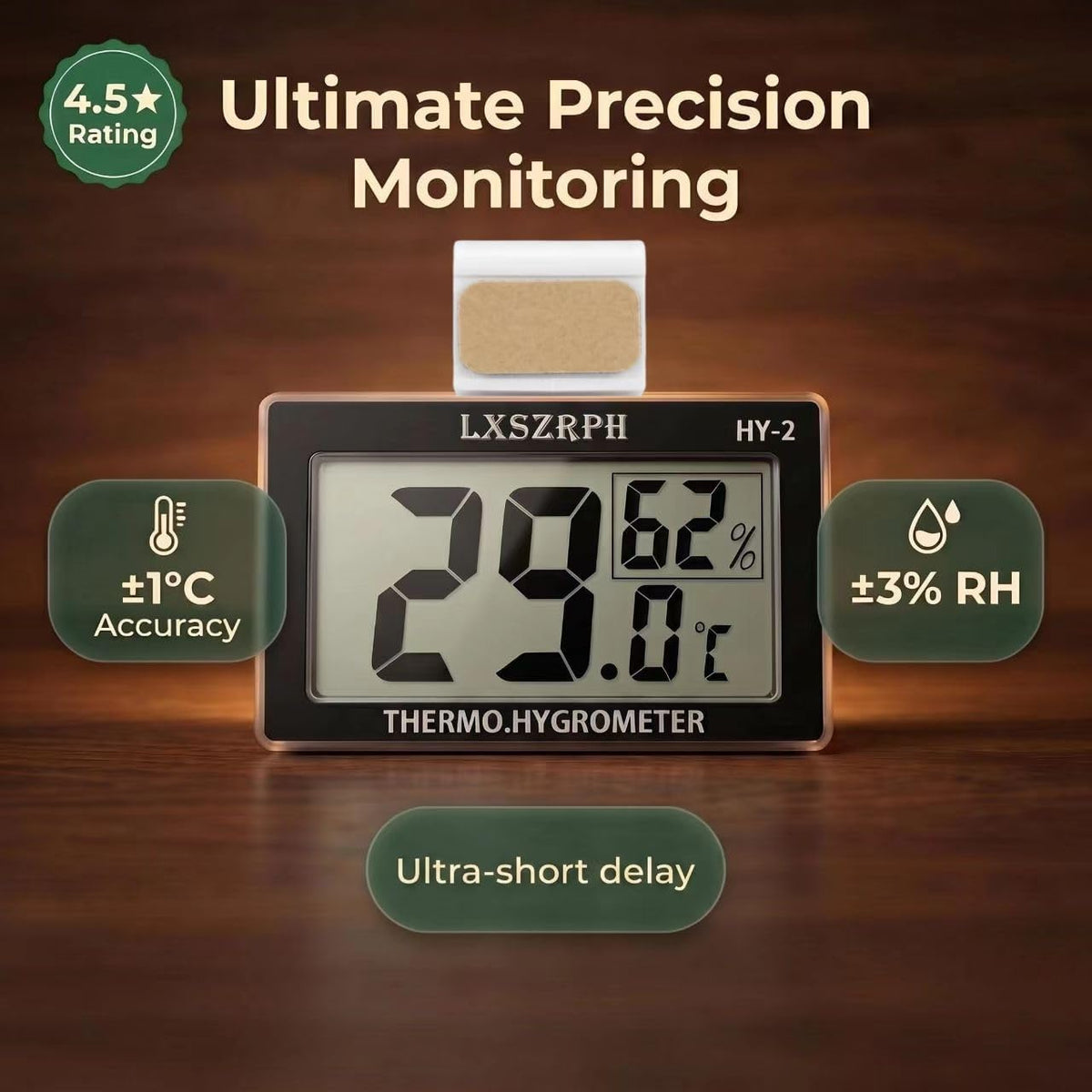 2packs Accurate Reptile Thermometer Hygrometer – Essentials for Reptiles And Amphibians - image 3