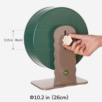 Super‑Silent Hamster Exercise Wheel - 10.2inch / Passionfruit Yellow - image 3