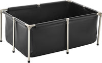 VEVOR Canvas Fish Pond, Turtle Pond - Black / 127 Gal /47x31x20 in / No Clearing Panel - image 4