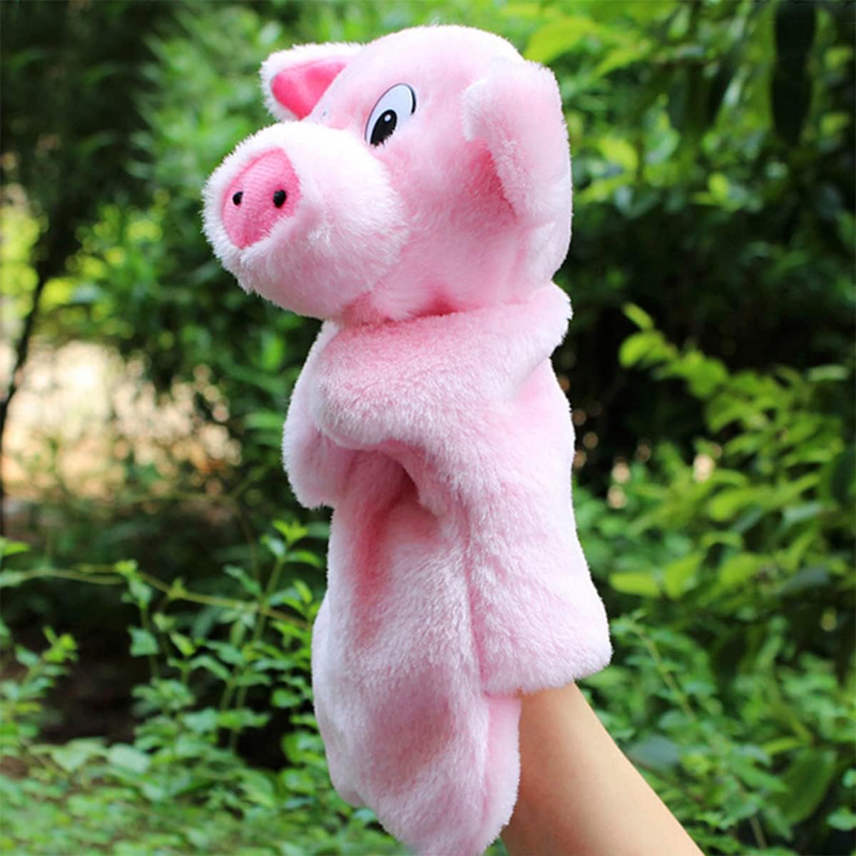 RIY plush rabbit farm animal hand puppet for storytelling and pretend play - view 15
