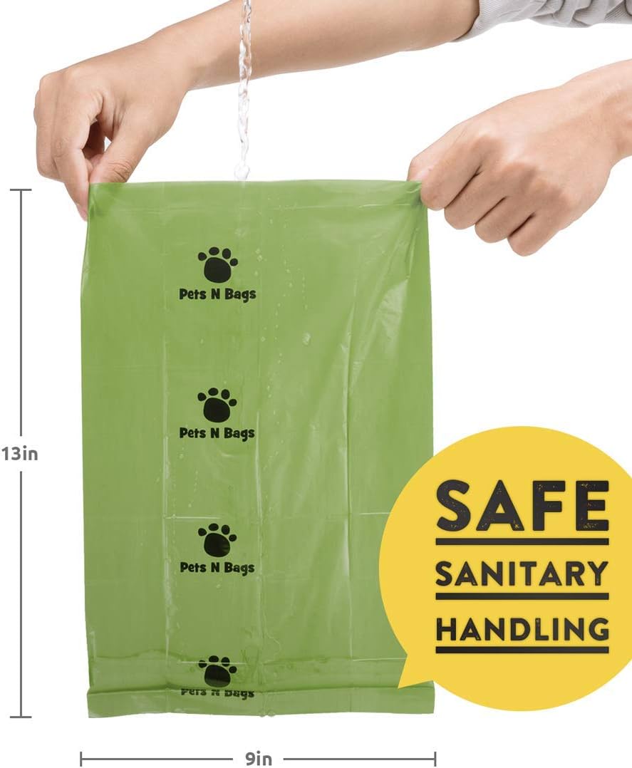 Poop Bags, Environment Friendly Pets N Bags Dog Waste Bags - Unscented / 60 Count (Pack of 1) - image 2