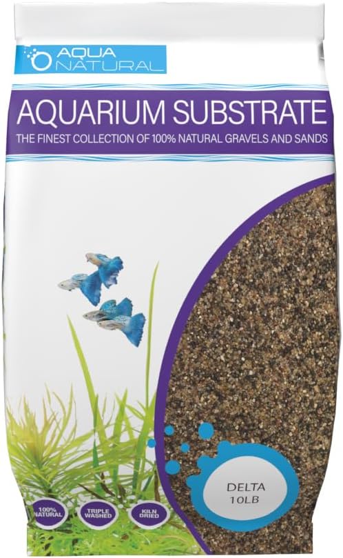 Aqua Natural Aquarium Substrate, Delta Sand - (Pack of 1)