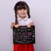Canopy Street first and last day of school dry erase sign set in notebook design, 10 x 12 inches - view 6