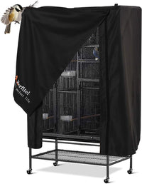 Universal Bird Cage Cover Black Good Night Blackout Birdcage Cover – Essentials for Birds