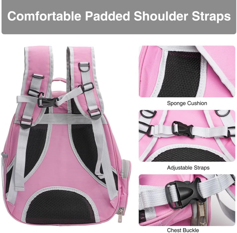Vivicreate Large Cat Backpack Carrier for Travel and Hiking - image 3