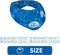 AFP Dog Cooling Bandana, Reusable Breathable Instant Cooling Neck Wrap for Medium Dog, Adjustable - M(Neck Girth 15-18.1 IN) - image 2