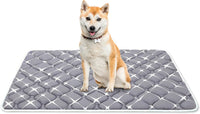 Bubble bear Dog Crate Mat, Ultra Soft - Gray / 30.0"L x 19.0"W