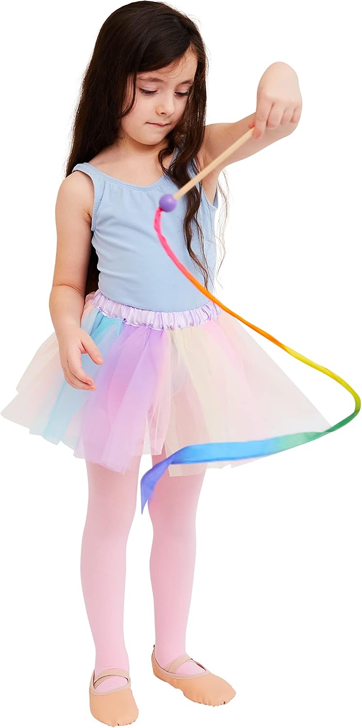 Sarah's Silks Mini Rainbow Streamer, Long Ribbon Wand for Kids - 2 - image 4
