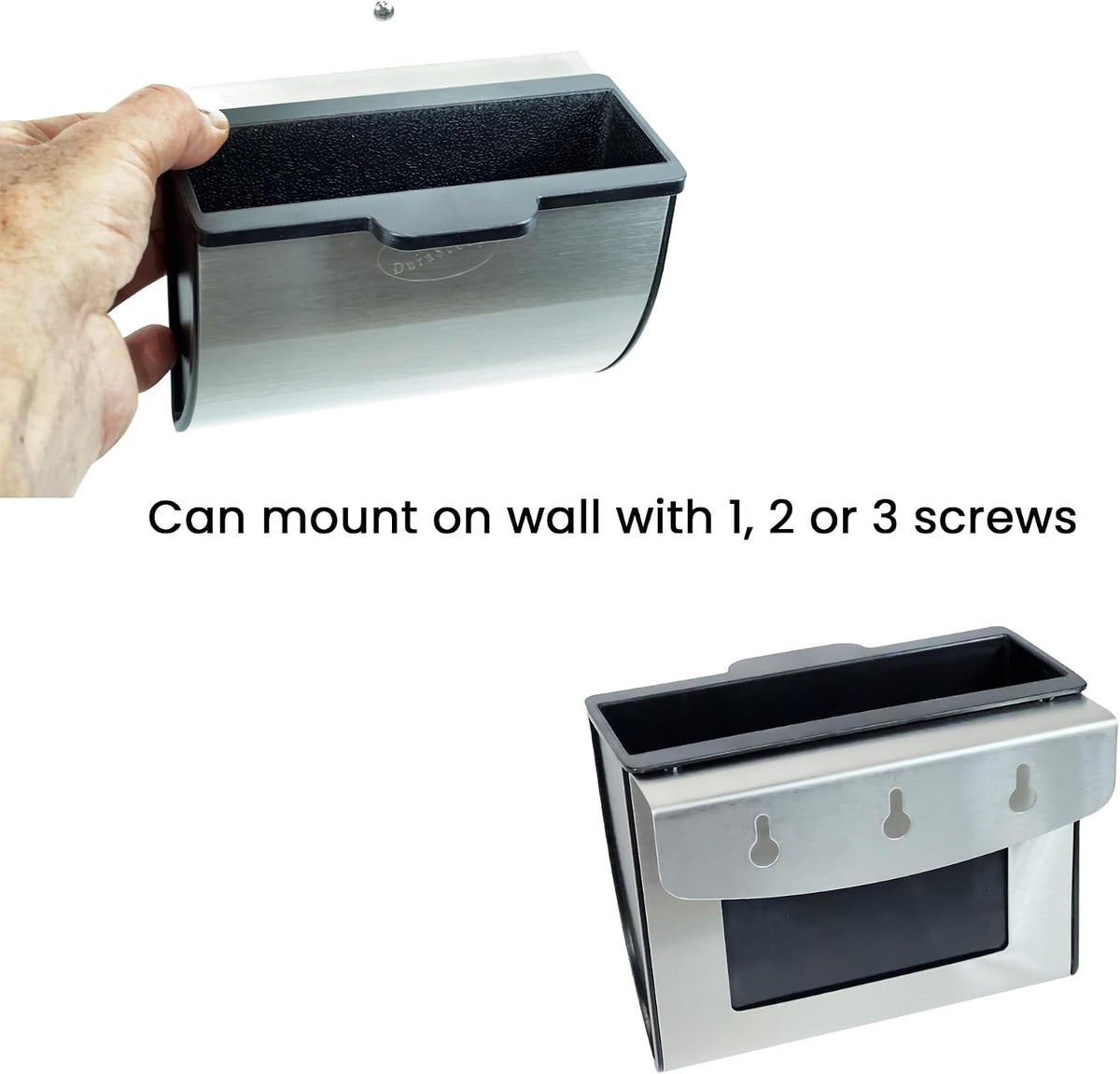 DuraScoop Premium Multicat Cat Litter Scoop, Solid Metal - Caddy - image 4