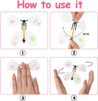 LOMIMOS 20PCS Flying Butterfly - 20pcs white - image 4