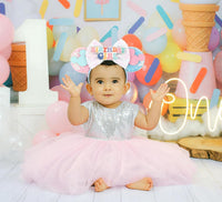 RAZKO Mouse Ears Headband - Birthday Girl-Blue - image 3