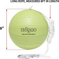 YDDS glow in the dark tetherball with rope, carabiner and ball pump - view 4