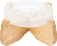 Ceramic Slow Feeder Cat Bowl 6.3" Wide – Essentials for Cats - Stand (Bowl Excluded)