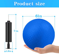 Yunsailing bulk dodgeballs, 24 6 inch playground balls with air pump - view 5