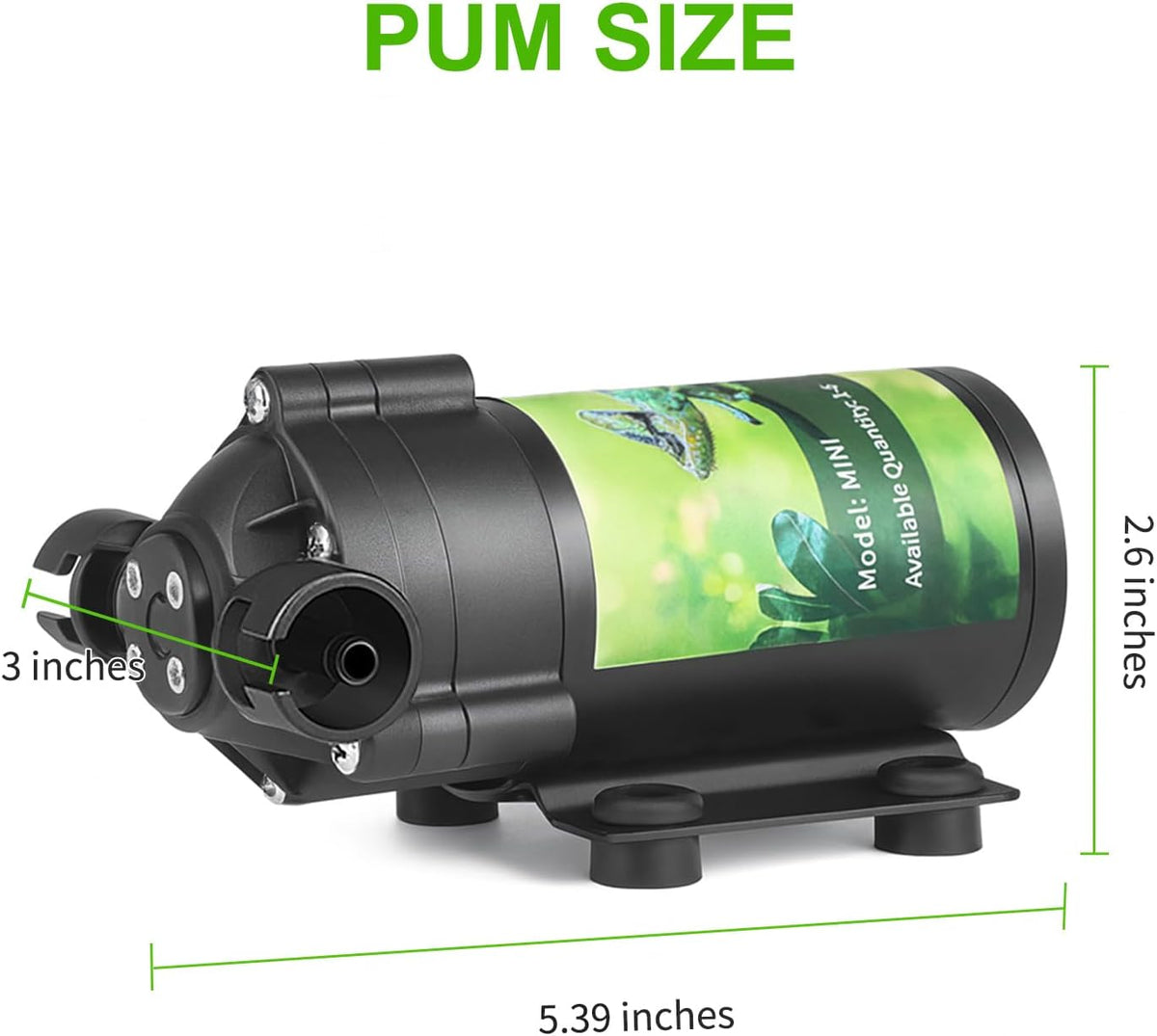 Reptile Misting System with Timer, 6 Nozzles, Self-Priming Pump - MINI with TIMER - image 2