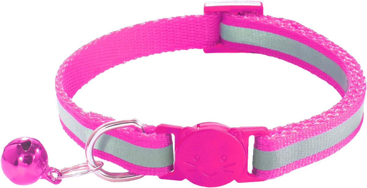 2 Pack Breakaway Cat Collars with Bells - Rose - image 4