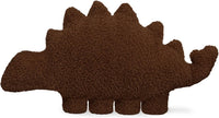 Dino Nugget Pillow Plush, Dinosaur Chicken Plush Nuggets Pillow Funny Birthday Gifts for Boys - Brown Kentrosaurus / Small