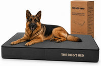 The Dog’s Bed Orthopedic Memory Foam Dog Bed - Grey with Black Trim / XL Beds (6" deep)