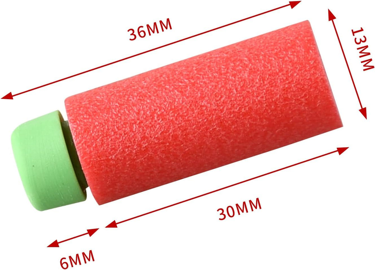 JGCWorker 200pcs 2nd Generation High-End of Half-Lenth Soft Dart - Red and Green - image 2