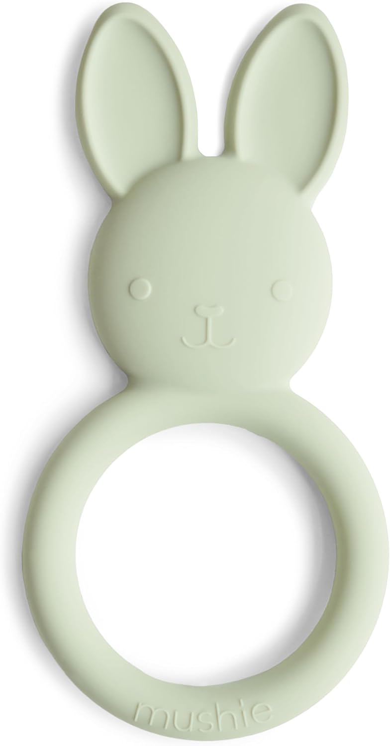 mushie Silicone Baby Teether Toy - Bunny