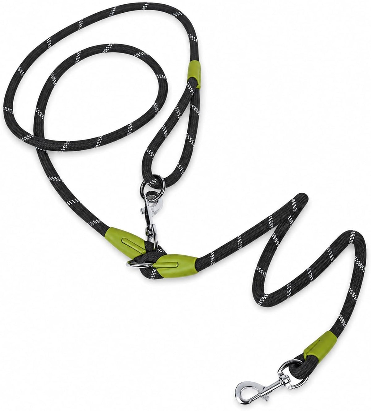 Hands Free Dog Leash Crossbody Dog Running Leash Handsfree Pet Rope - Black / For Single Dog