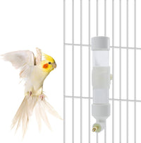 Bird Water Dispenser Parrot Waterer Automatic Bird Water Feeder - Small / White - image 2