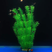 ALEGI Large Aquarium Artificial Plants, Red & Green - 21inchGreen