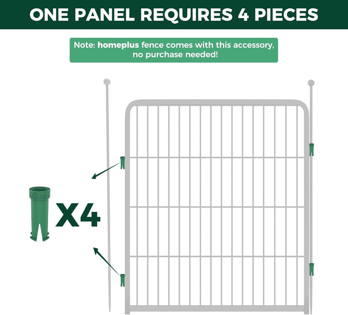 FXW Floor Protectors, Dog Playpen Accessories, Patented - Green / Muffler Tubes - image 2