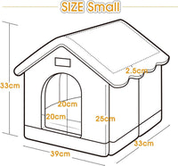 Dog House Indoor, L Size Indoor Dog House for Medium Dog – Essentials for Dogs - Gray / S - image 2