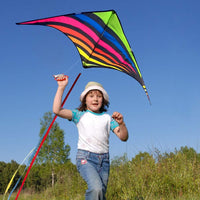Delta Kite for Kids Ages 4-12 - 1 / Rainbow - image 3