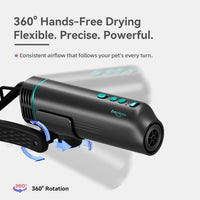 Dog Dryer Hands-Free Hanging Neck Blower - image 2