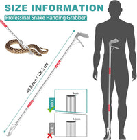 50" Collapsible Stainless Steel Snake Grabber Tool: Multi-Functional - image 2