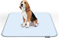 Paw Inspired Washable Pee Pads for Dogs (2 Pack), Leakproof, Non-Slip Reusable Puppy Pads for Potty Training, Whelping, Waterproof Mat (34x36 Inch, Pack of 2)