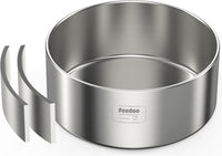 Feedoo 1Gallon Double Layer 304 Stainless Steel Dog Bowl - 2L