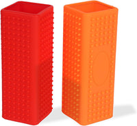 2pcs Pet Dog Cat Hair Remover, Pet Hair Removal Tool - orangered