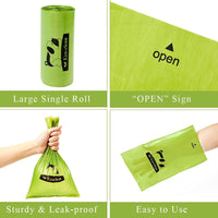 ECO-CLEAN Poop Bags Biodegradable - Green - image 3