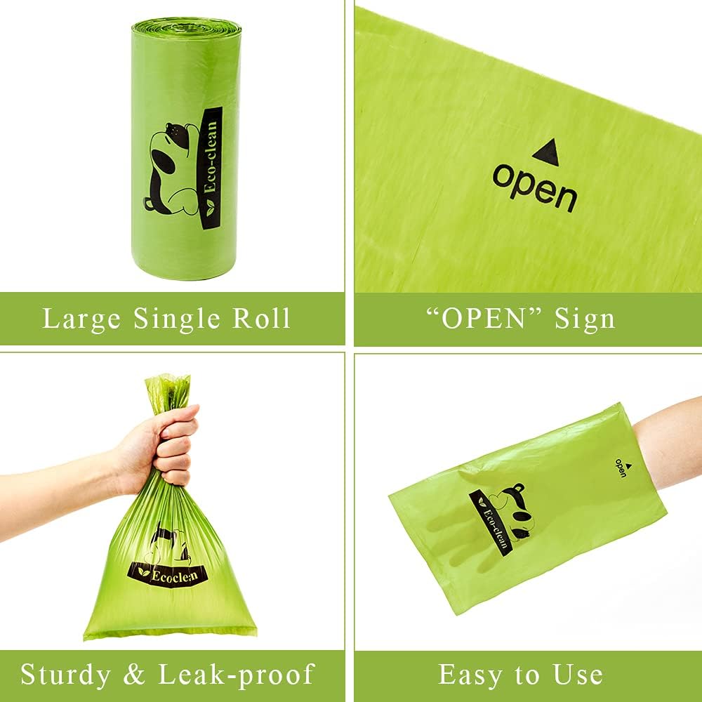 ECO-CLEAN Poop Bags Biodegradable - Green - image 3