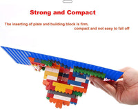 LVHERO 8 Pack Classic Baseplates Building Plates for Building Bricks - Blue / 16 - image 2