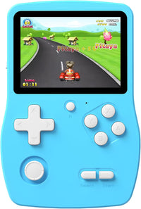 32 Bit Handheld Games for Kids Preloaded 139 Retro Video Games - Blue