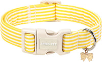 ARING PET Fall Dog Collars - X-Small / Stripe Yellow