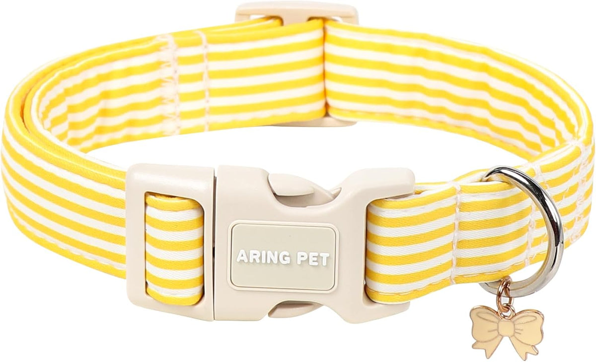 ARING PET Fall Dog Collars - X-Small / Stripe Yellow