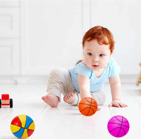 ABAJI Mini Basketballs 2 Pack 5" Set with Pump Needle Durable - Red - image 2
