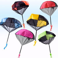Pinkiwine 6 pack parachute throwing toys in six colors - view 2